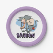 I.R. Baboon Character Graphic Pappteller (Vorderseite)