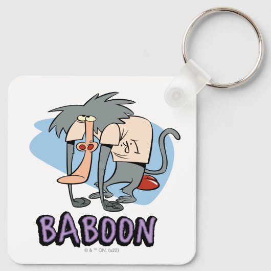 I.R. Baboon Character Graphic Schlüsselanhänger (Rückseite)