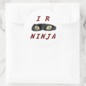 I-R-Ninja Stickers (Tasche)