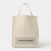"I Raise a Hallelujah" Tote Bag - Christliche Song Tragetasche (Rückseite)