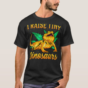 I Raise Tiny Dinosaurier Barted Dragon Shirt Mama 