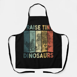 I Raise Tiny Dinosaurs Hühnerrooster Hen Chicken Schürze