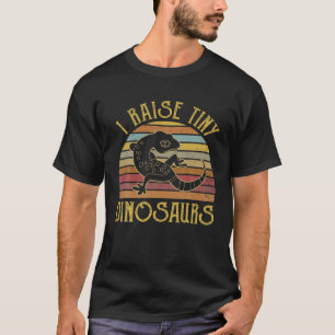 I Raise Tiny Dinosaurs Leopard Gecko Vintag T-Shirt