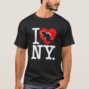 I Rat NY I Liebe Rats New York Funny Rats Lover T-Shirt