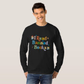I Read Banned Books Costume Week Librarian Reader T-Shirt (Vorne ganz)