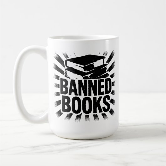 I Read Banned Books Kaffeetasse (Links)
