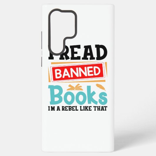 I Read Banned Books Librarian Reader Samsung Galaxy Hülle (Rückseite)