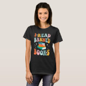 I Read Banned Books Reader Bookworm 1 T-Shirt (Vorne ganz)