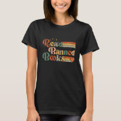 I Read Banned Books Reader Bookworm T-Shirt (Vorderseite)