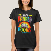 I Read Banned Books Reading Library 5 T-Shirt (Vorderseite)