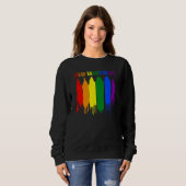 I Read Banned Books Week Rainbow LGBT Book Teache Sweatshirt (Vorne ganz)