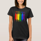 I Read Banned Books Week Rainbow LGBT Book Teache T-Shirt (Vorderseite)