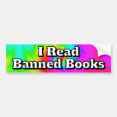 I Read Banned Books ( you may change the words ) Autoaufkleber (Vorne)