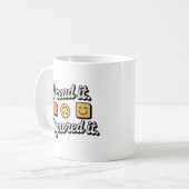 I Read It. I Ignored It. | Emotional Boundaries Kaffeetasse (Vorderseite Links)