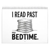 I Read Past My Bedtime – Funny Bookworm Kalender (Titelbild)