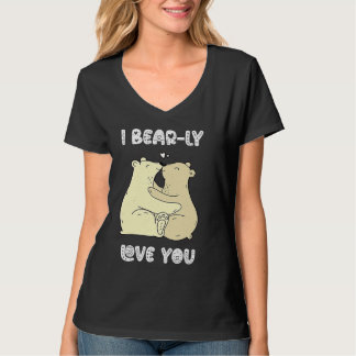 I Really Love You Cute Lovely Bears Romantic Valen T-Shirt