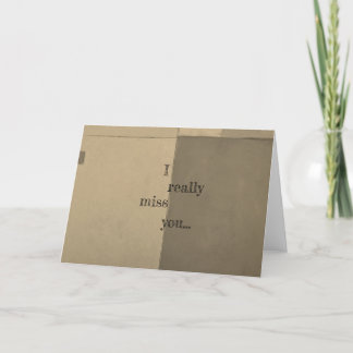 I really miss you dankeskarte