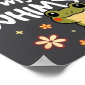 I Refuse To Lose My Whimsy – Cute Frog Quote Funny Poster (Ecke)