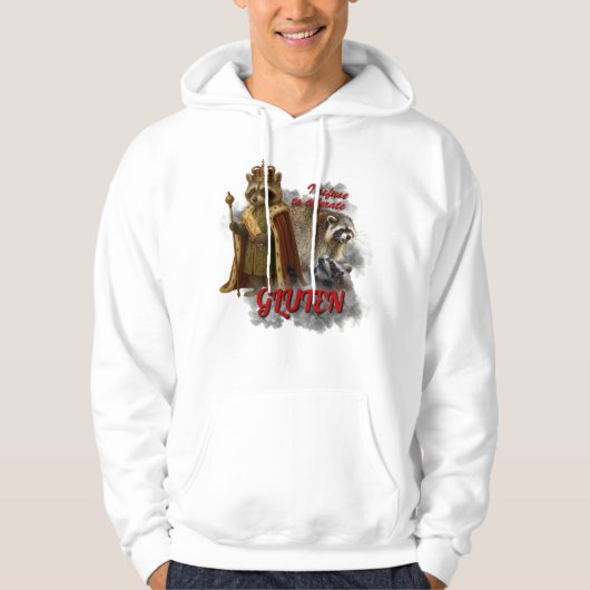 I Refuse To Tolerate Gluten meme funny sweatshirt (Vorderseite)