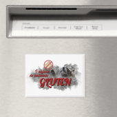 I Refuse To Tolerate Gluten meme Magnet (In Situ (Geschirrspüler))