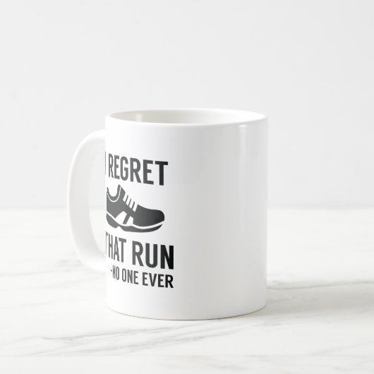 I Regret That Run Kaffeetasse (Vorderseite Links)
