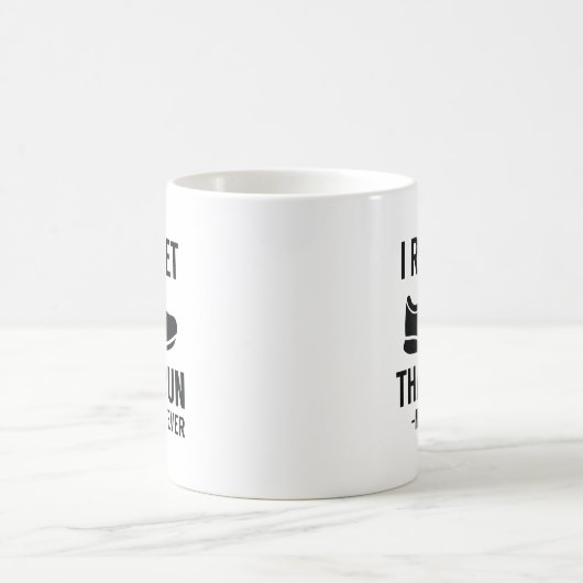 I Regret That Run Kaffeetasse (Mittel)