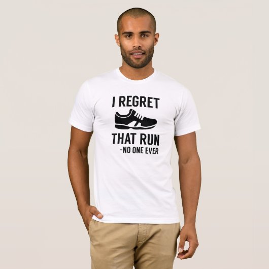 I Regret That Run T-Shirt (Vorne ganz)