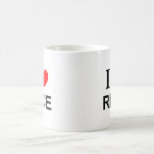 I ❤️ REIS I LIEBE REIS I HERZREIS KAFFEETASSE (Mittel)