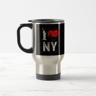 I Reise-Kaffee-Tasse der Liebe NY New York Reisebecher