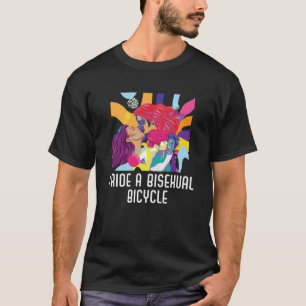 I reise mit einem bisexuellen Fahrrad Bisexueller T-Shirt
