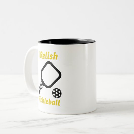 I Relief Pickleball Coffee Tasse (Vorderseite Links)