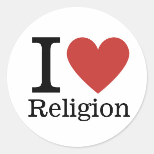 I ❤️ Religion STICKER