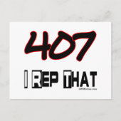 I Rep. 407 Area Code Postkarte (Vorderseite)