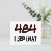I Rep. 484 Area Code Postkarte (Stehend Vorderseite)