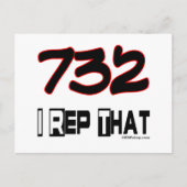 I Rep. 732-Bereichscode Postkarte (Vorderseite)