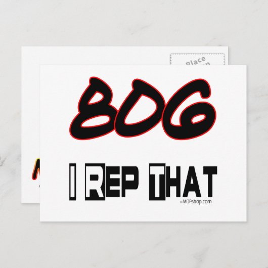 I Rep. 806 Area Code Postkarte (Vorne/Hinten)