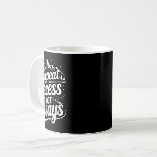 I Repeat Recess Not Essays _1 Kaffeetasse (Vorderseite Links)