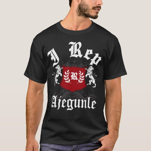 I Repräsentant Ajegunle kundengerecht T-Shirt (Vorderseite)