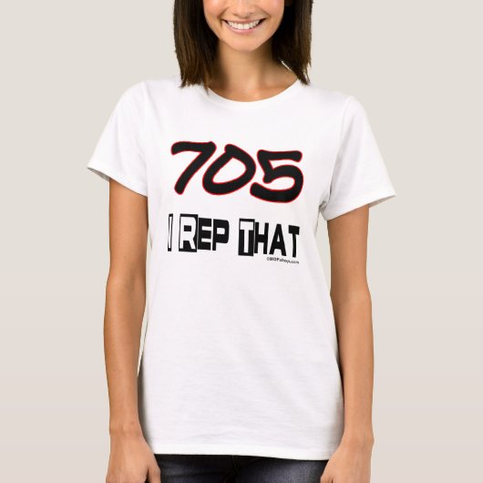 I Repräsentant der Postleitzahl 705 T-Shirt (Vorderseite)