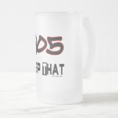 I Repräsentant der Postleitzahl 905 Mattglas Bierglas (VorderseiteRechts)