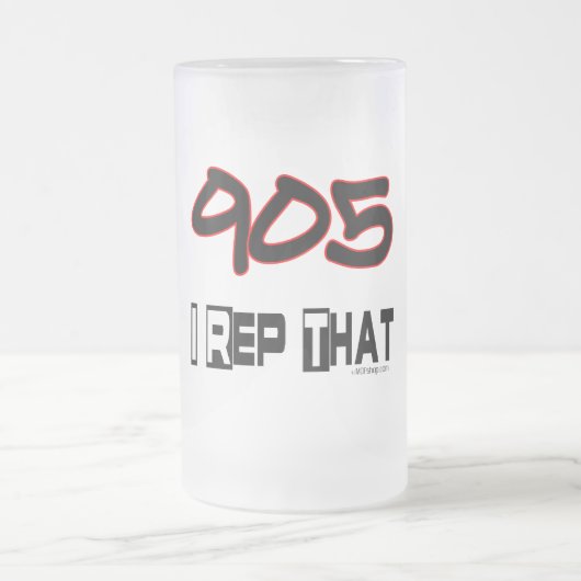 I Repräsentant der Postleitzahl 905 Mattglas Bierglas (Mittel)