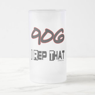 I Repräsentant der Postleitzahl 906 Mattglas Bierglas