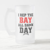 I Repräsentant die Bucht Mattglas Bierglas (Links)