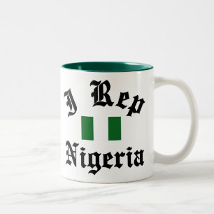 I Repräsentant Nigeria Zweifarbige Tasse