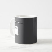 I Require Snacks Angry Cat Funny Meme  Kaffeetasse (Vorderseite Links)