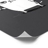 I Require Snacks Angry Cat Funny Meme  Poster (Ecke)