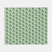 I Require Snacks Cute Bunny Rabbit Fleecedecke (Vorderseite (Horizontal))