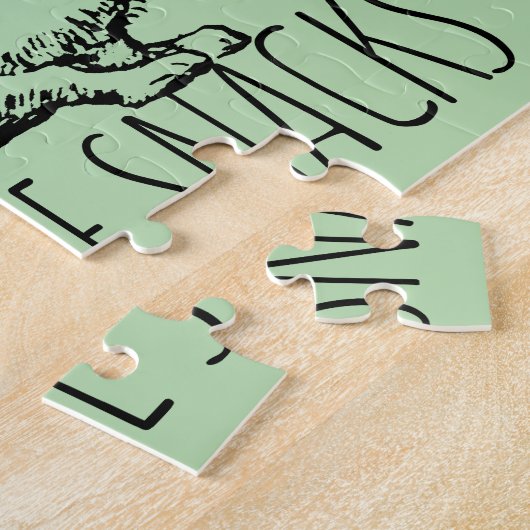 I Require Snacks Cute Bunny Rabbit Puzzle (Seite)