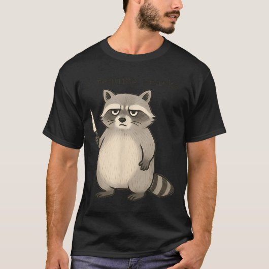 I Require Snacks Funny Mpy Raccoon Trash Meme Snac T-Shirt (Vorderseite)