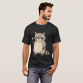 I Require Snacks Funny Mpy Raccoon Trash Meme Snac T-Shirt (Vorne ganz)